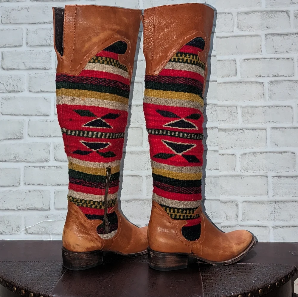 RARE FreeBird Cabal Over the Knee Boots size 8